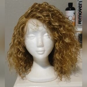 Curly Side Swoop Lacefront Wig for Women
